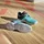 adidas Kinder Handballschuhe Court Stabil, Größe 37 1⁄3 in Blau FLAAQU/CBLACK/FTWWHT