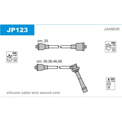 JANMOR Zündleitungssatz WIRE WOUND für Suzuki Vitara JP123