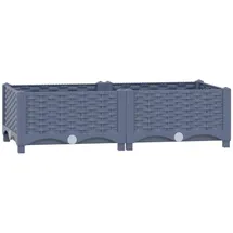 vidaXL Hochbeet 80x40x23 cm Polypropylen