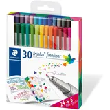 Staedtler STAEDTLER® Feinschreiber triplus® Fineliner 24+6