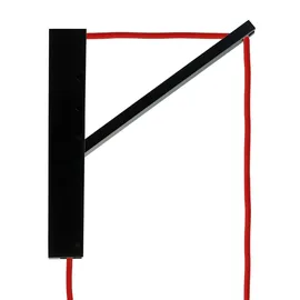 creative cables Wandhalterung Pinocchio Holz Schwarz