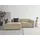 Home Affaire Ecksofa HOME AFFAIRE "Noord mit Kedernaht, Breite 234 cm, L-Form", beige (creme), B:234cm H:71cm T:161cm, 100% PES, Sofas, Ecksofa, Cord, Struktur, Webstoff, mit Wellenunterfederung, Massivholzrahmen