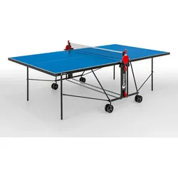 Sponeta Tischtennisplatte Outdoor S1-43e (4mm Melaminharzplatte, wetterfest, inkl. Netz) blau