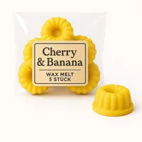 Duftmelt KIBA - Banane trifft Kirsch | 5er Set - Duftwachs | Duftkerzen