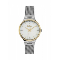 LeeCooper Uhr LC06557.220 schöne Damen Armbanduhr zweifarbig bicolor