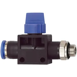 Riegler 3/2-Wegeventil »Blaue Serie «, Steckanschluss, G 1/4 außen Ø10mm