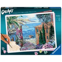 Ravensburger 20218 - CreArt Malen nach Zahlen, Mediterranean Landscape,