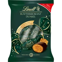 Lindt Blätterkrokant Dunkel Doppeldreh mit 45 Prozent Kakao 90g