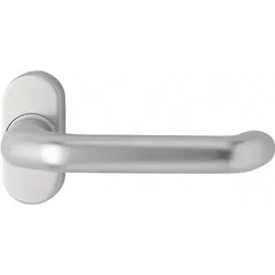 edi Profiltürdrückerlochteil 1300/2033 Alu.F1 ov.8mm gekr - 1300/2033/01