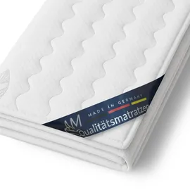 AM Qualitätsmatratzen Topperbezug 80 x 210 cm 6 cm Polyester