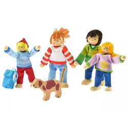 goki Biegepuppen Campingfamilie