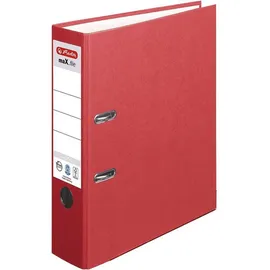 Herlitz maX.file nature plus DIN A4 80 mm Rot 1 St.