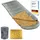 Skandika Dundee Deckenschlafsack | Kopfkissen | 3 Jahreszeiten. bis -20°C, - 220 x 80 cm, grau No Size