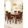 moebel-direkt-online Stuhl Betty Stoff Bordeaux nussbaum 2er Set