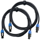 Pronomic pro-line BOXSP4-2.5 Lautsprecherkabel Speakon-kompatibel 2,5m 2er Set