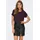 Only T-Shirt "ONLMOSTER – Kurzarmshirt mit Aufschlag und klassischem Look", Damen, Gr.