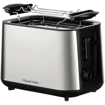 Russell Hobbs Toaster 6 2 Scheiben Schwarz, Edelstahl