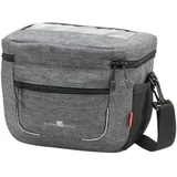 KLICKfix Unisex – Erwachsene Aventour Lenkertasche, Grau, One Size