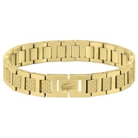 Lacoste Armband »Schmuck Edelstahl Armband Gliederkette METROPOLE«, 29739506-0 gelbgoldfarben