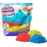 Kinetic Sand, Mega-Mixing-Tasche mit roten, gelben und blauen formbaren Spielsand, sensorisches Spielzeug, Weihnachtsgeschenke für Kinder ab 3 Jahren, 2,7 kg