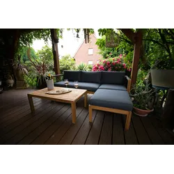acamp malaga Lounge Set 3-teilig Holz
