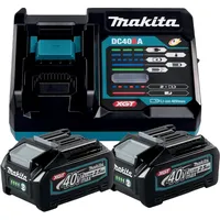 Makita Power Source Kit 40 V XGT Li-Ion 2 x 2,5 Ah + DC40RA Ladegerät 191L76-1