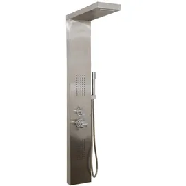 Home Deluxe Duschpaneel, Edelstahl- Metall, 20x142x50.5 cm, Badezimmer, Baden - Duschen, Duscharmaturen
