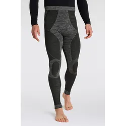 Thermounterhose »Long John«, TOG Rating 2.8, extrem elastisch, feuchtigkeitsregulierend, wärmend, Gr. L, schwarz-meliert-aged, , 15727763-L