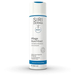 Siriderma Duschbad Siriderma Pflege-Duschbad ohne Duftstoffe 250 ml, Milde, beruhigende Reinigung für trockene Haut, bei Neurodermitis