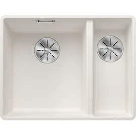 Blanco Subline 340/160-F weiß + Handbetätigung + InFino