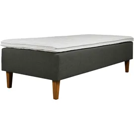 Home Affaire Boxspringbett »Osterberg« mit Taschen-Federkernunterbox grau
