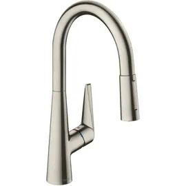 Hansgrohe Talis M51 200 2jet edelstahl finish 72813800