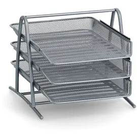 Zeller Dokumentenablage Mesh 35,5 x 29,5 cm Metall Silber
