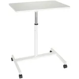 HJH Office Mid.you Schreibtisch, Weiß Laptopständer Arbeitstisch höhenverstellbar bis 114 cm