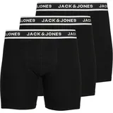 Jack & Jones PlusSize JACSOLID BOXER BRIEFS schwarz 4XL 3er Pack