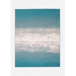 bonprix Teppich mit Farbverlauf, blau, 60x110 cm