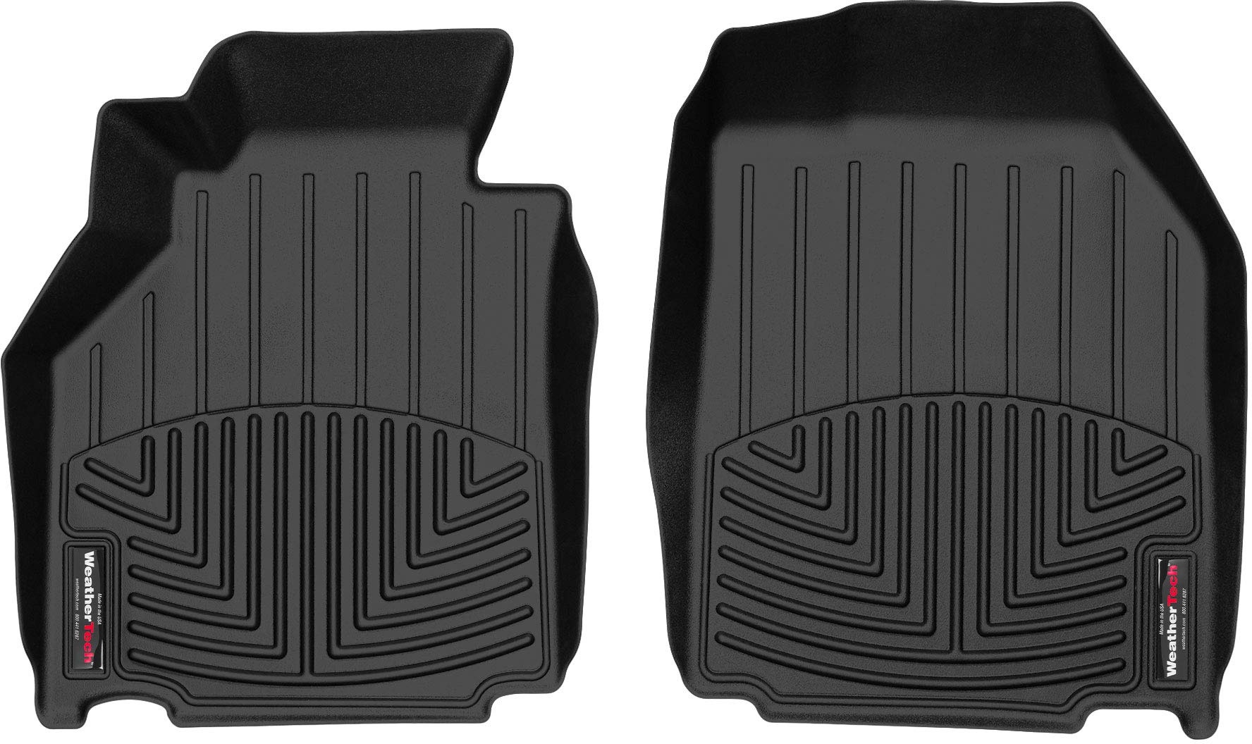 Passgenaue Fußmatten gummimatten passend für: Porsche 911/996 (kein Bose Sound) 1997-04|Schwarz|1. Reihe Weathertech FloorLiner