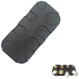 WUSJCOF 1 Stück Münzen Aufbewahrung Euro Münzhalter Münzsortierer Münzsammler Münzspender Münzbox Für Auto, Taxi 8 Fächer von 2 Euro bis 1 Cent (Schwarz)