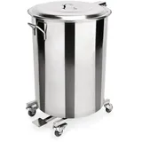 Was Tretabfallbehälter 65 l Silber