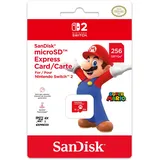 SanDisk NINTENDO Sandisk Micro SD Express, Speicherkarte, Rot