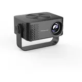 Videoprojektor, 1080p Mini-projektor, Automatisches Einschalten Mit Wlan, Video-overhead-projektor, Tragbarer Heimkino-projektor, 11,5 X 11,5 X 5,2 Cm, Schwarz