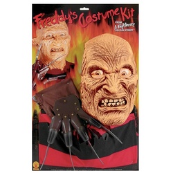 Metamorph Kostüm Nightmare on Elm Street – Freddy Krueger Kostüm Ba, Einfaches Halloweenkostüm des Albtraum-Killers rot