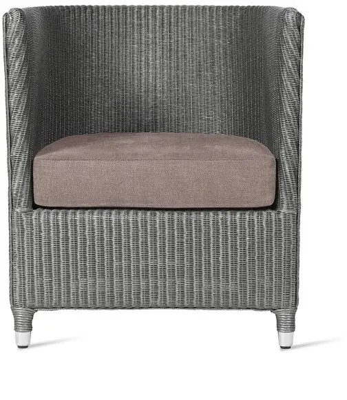 Sessel mit Sitzkissen Tokyo grau, 72x61x66 cm