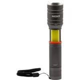 Nebo Tac Slyde - 300 Lumen Taschenlampe mit 12x einstellbarem Zoom - 5 Lichtmodi & COB Arbeitsleuchte - Wanderausrüstung & Camping Zubehör