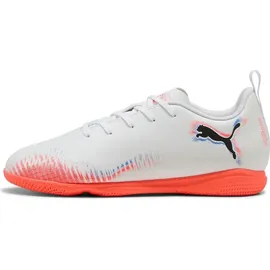 Puma Future 8 Play Hallenschuhe Kinder PUMA White/PUMA Black/Glowing Red 32