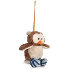 NICI Wendekuscheltier Eule Oscar gelb 12cm