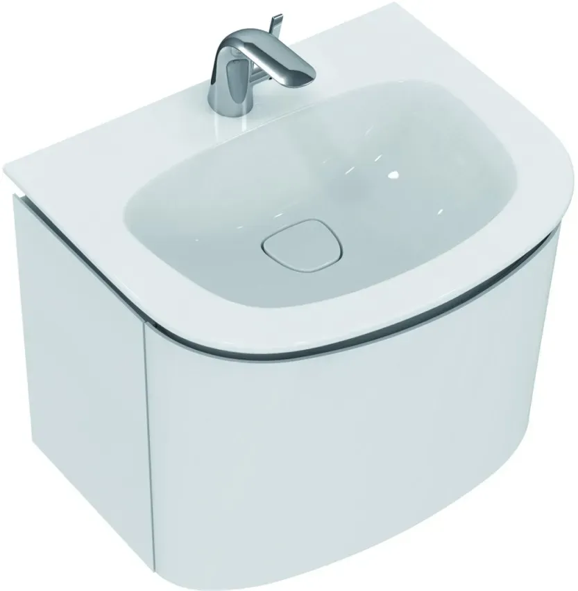Ideal Standard Ersatzteil Schubladenfront DEA, f.T7850S2, m. Ablaufgarn., Hgl.hellgrau lackiert, TV6 TV607S2