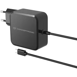 Conceptronic OZUL05BE 100W GaN USB PD Charger Built-in USB-C Netzteil