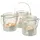 Spetebo Teelichthalter 3er Set Glas Transparent