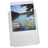 Lands Organisationshüllen DIN A4 transparent genarbt 0,18 mm, 5 St.